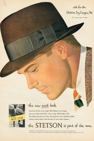 fedora kalap - 1920 férfi divat