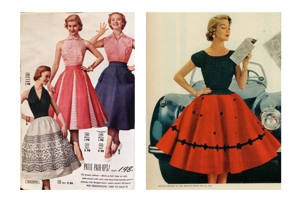 1950-es évek női divatja