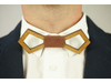Kép 4/5 - Ajándék férfiaknak - Fa csokornyakkendő & öltöny öv szettben | ZS004-R006
