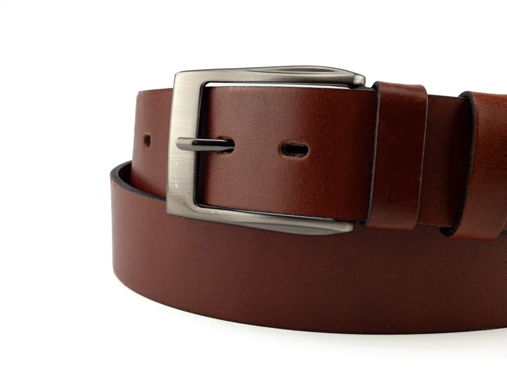 Marhabőr nadrágöv - barna