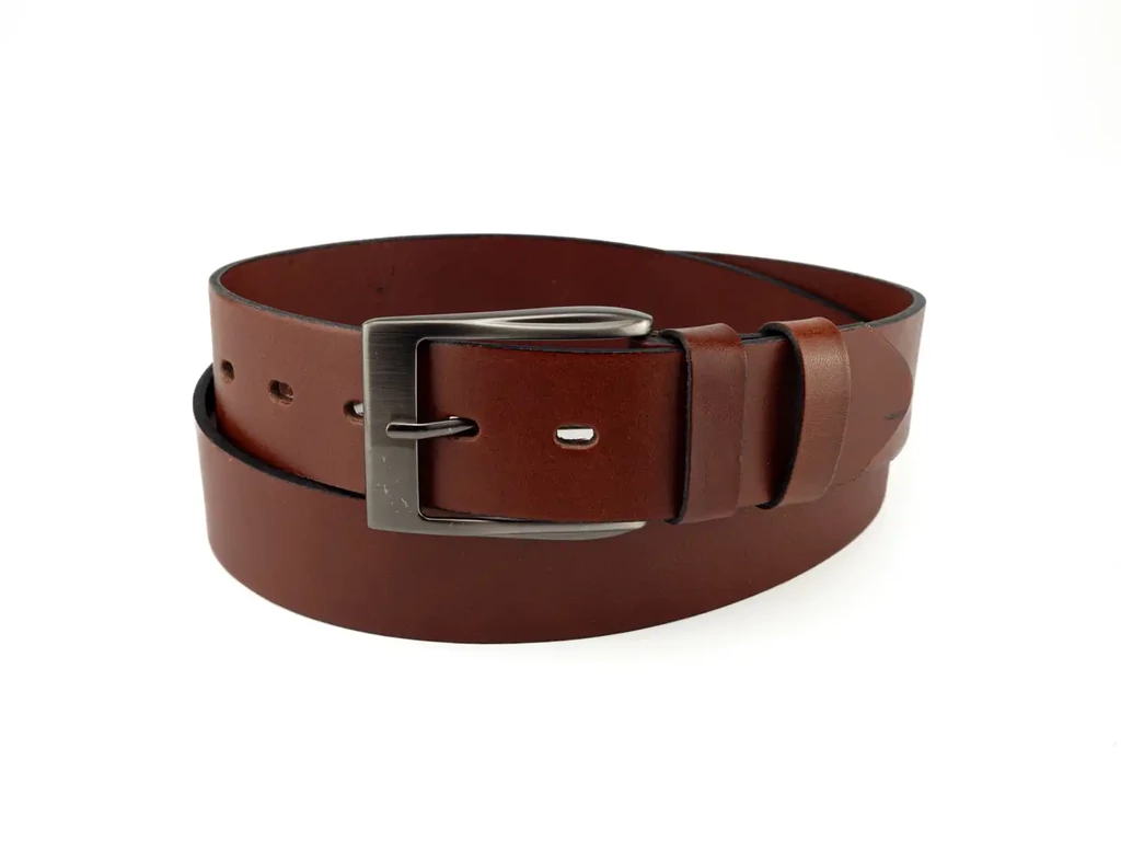 Marhabőr nadrágöv - barna