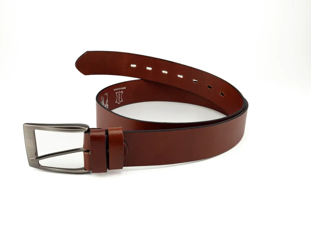 Marhabőr nadrágöv - barna