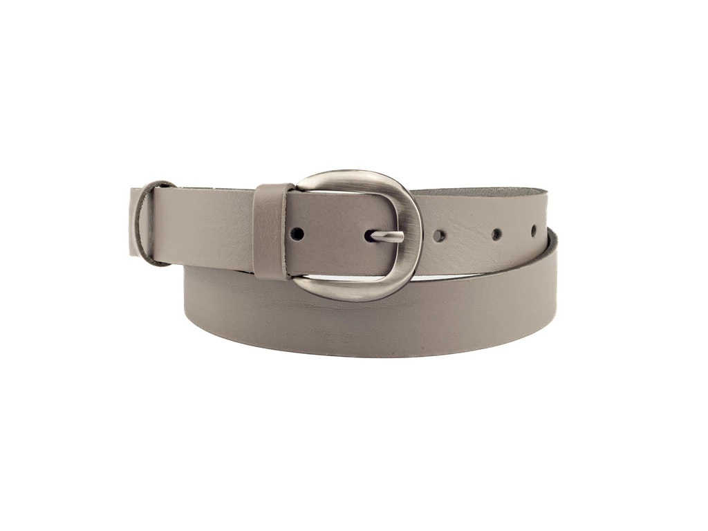 Bőr női derékszíj - szürke| D3001