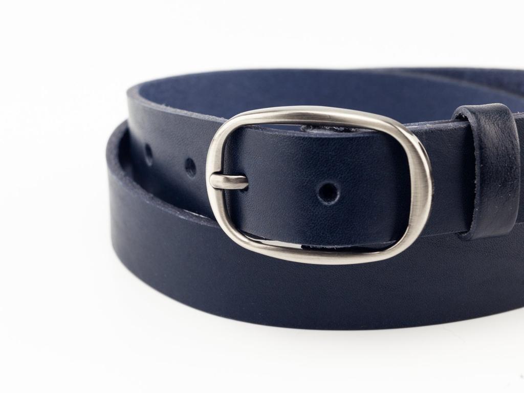 Női bőr derékszíj - navy kék | F3002