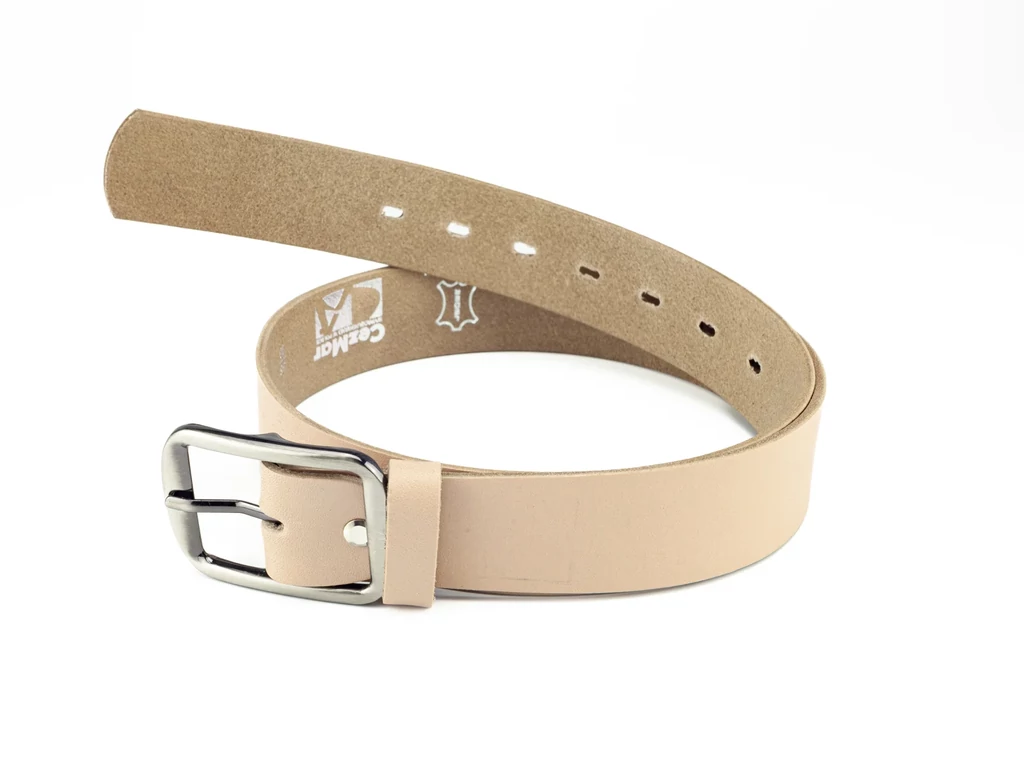 Marhabőr női derékszíj - bézs | F4005