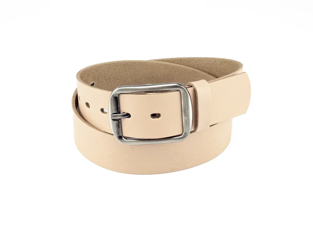 Marhabőr női derékszíj - bézs | F4005