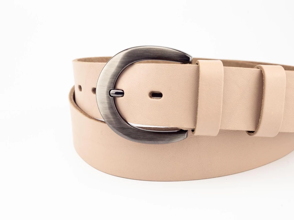 Női bőröv - drapp | D4001