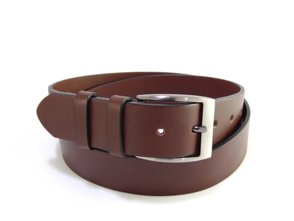 Gabrillo bőr férfi nadrágszíj - barna | A136