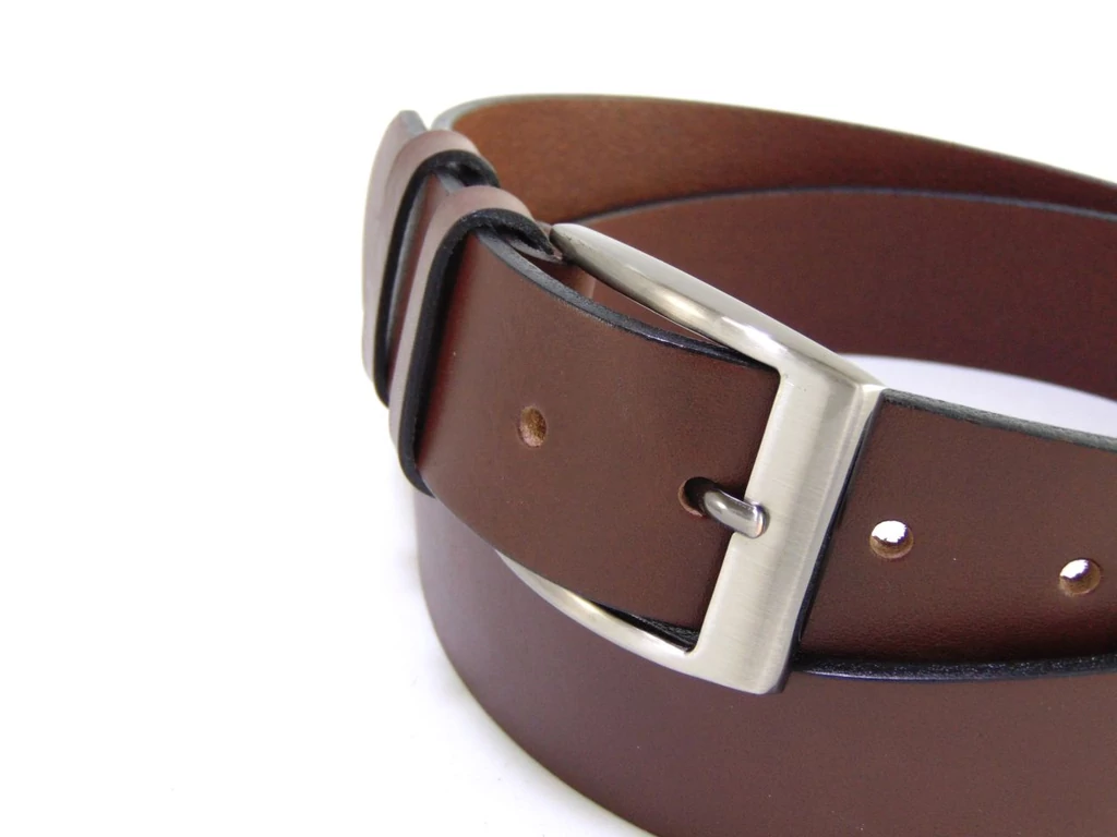 Gabrillo bőr férfi nadrágszíj - barna | A136