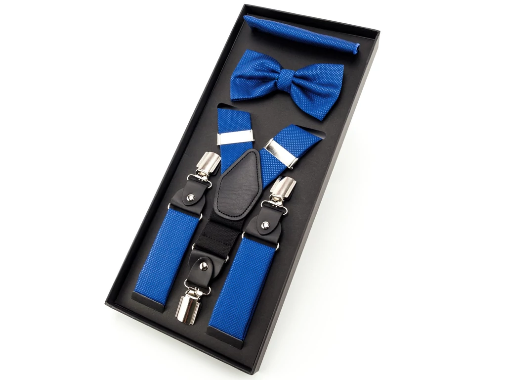 Nadrágtartó kiegészítőkkel - élénk kék