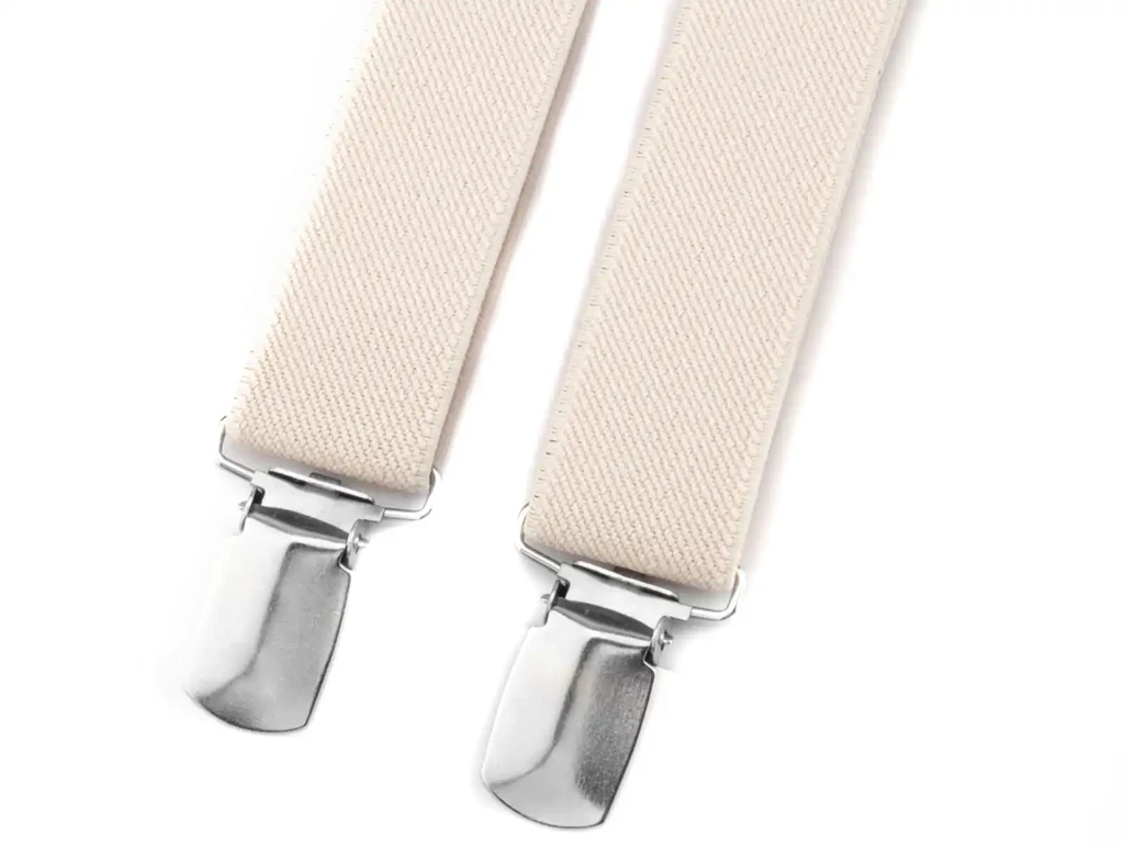 Keskeny hózentróger - bézs