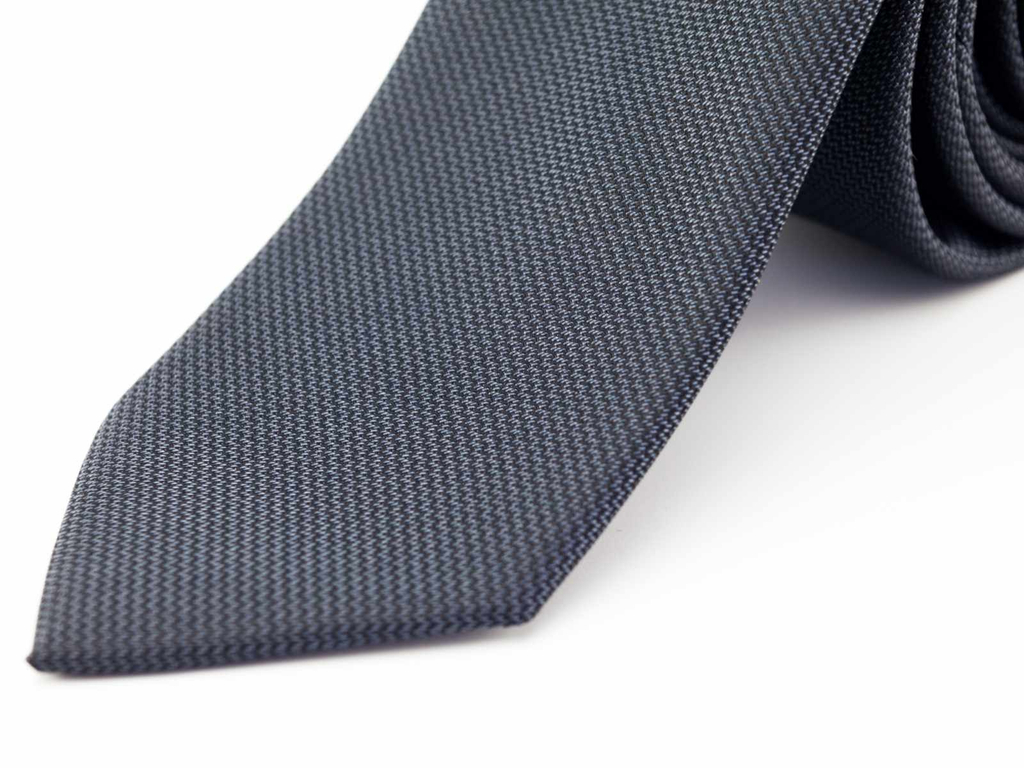 Slim Nyakkendő - aprómintás fekete