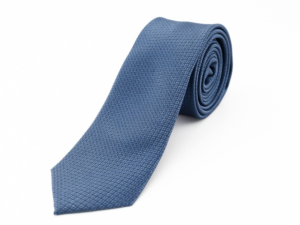 Slim Nyakkendő - aprómintás business kék