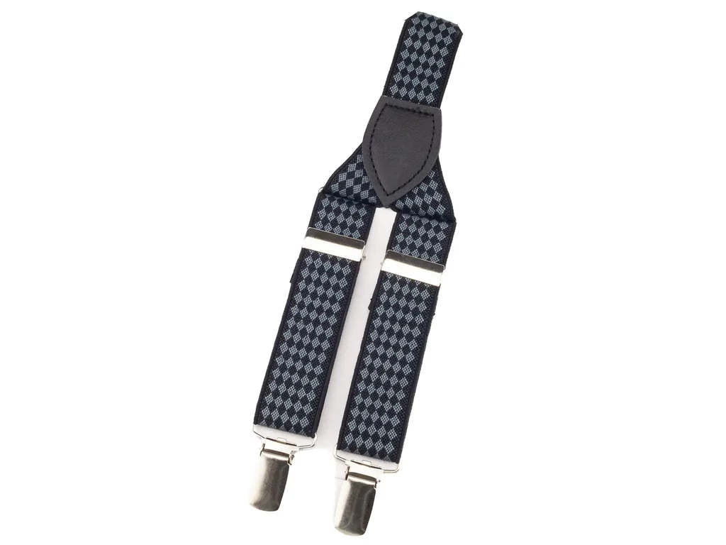 Keskeny hózentróger - mintás fekete