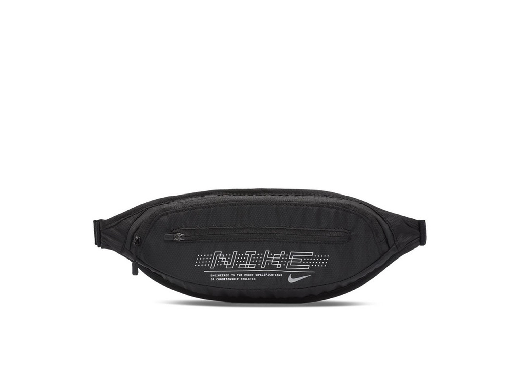 Nike futó övtáska  - feliratos fekete | 0825