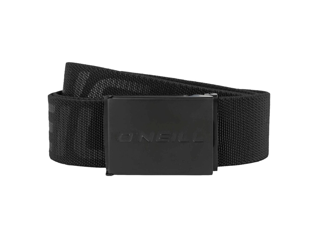 O'Neill Logo Belt - gumis textil öv - fekete