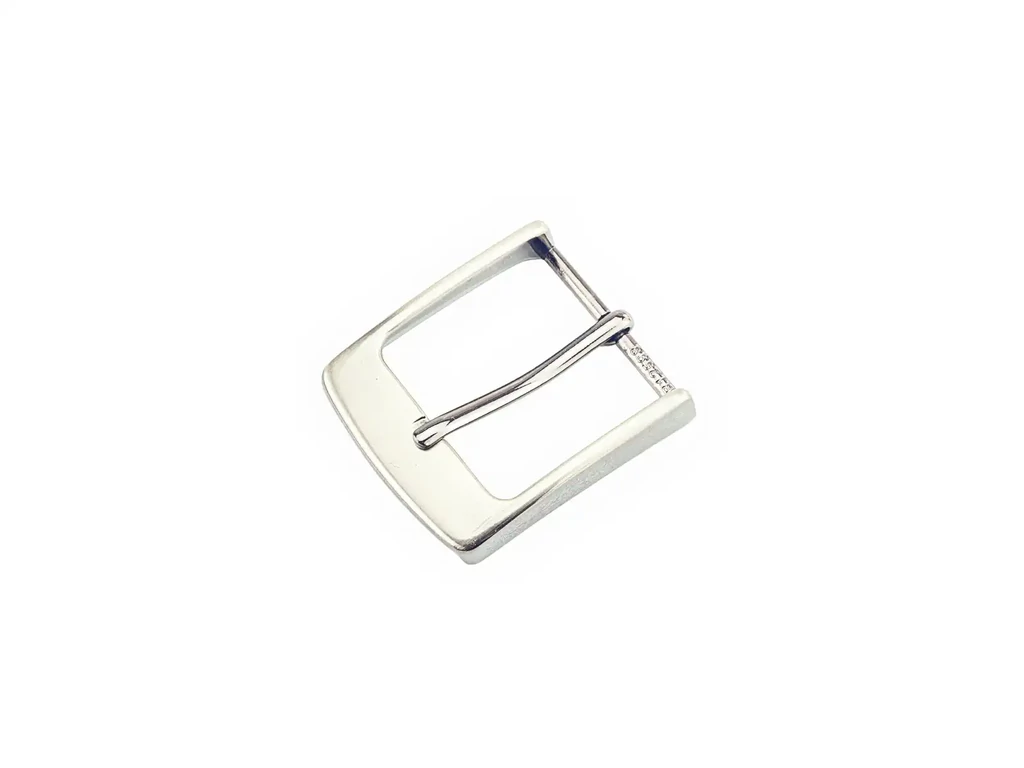 Klasszikus övcsat 40mm - ezüst b12598