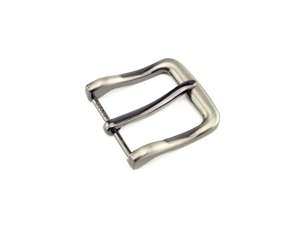 Klasszikus övcsat 40mm - ezüst B9475