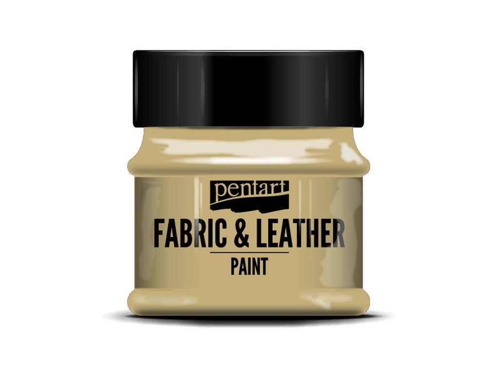 Pentart Textil- és bőrfesték 50 ml - világosbarna