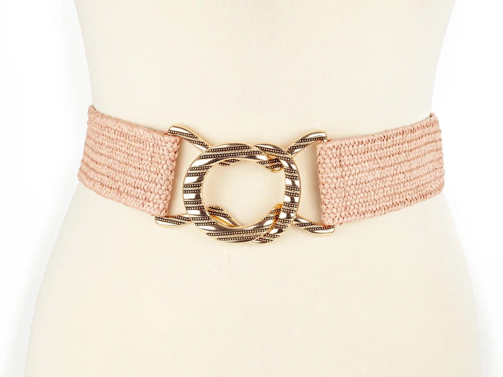 Női gumis öv - púder