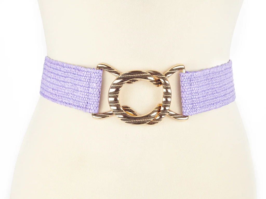 Női gumis öv - lila