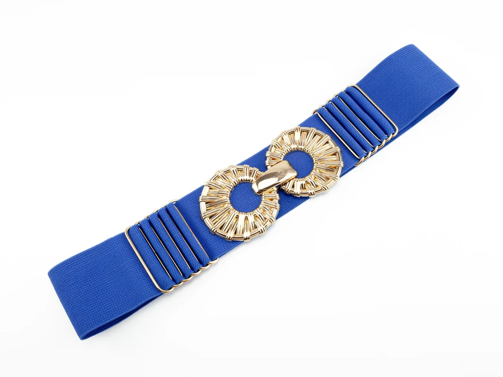 Széles gumis öv - kék