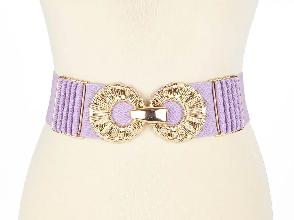 Széles gumis öv - lila