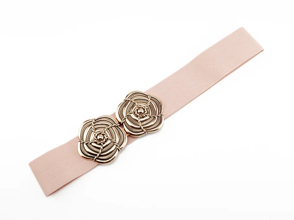 Női gumis öv - púder