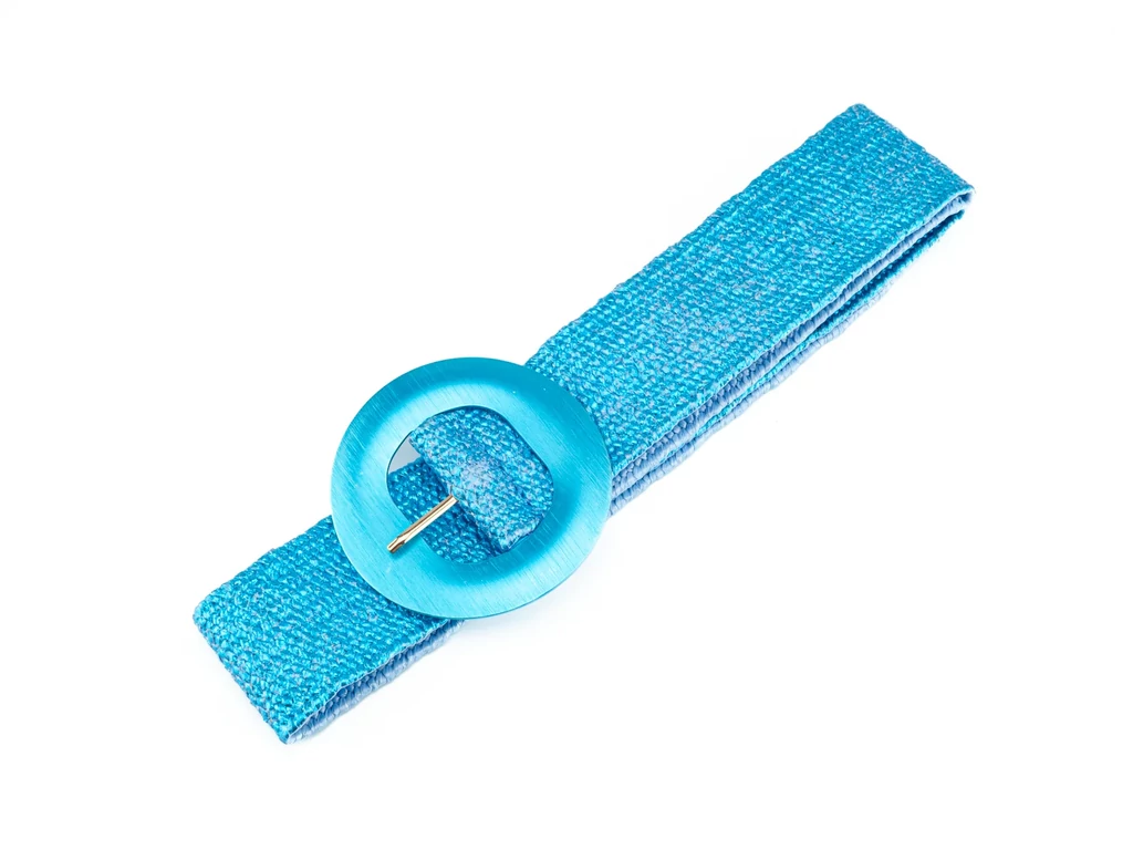 Női gumis divatöv - világoskék II.oszt