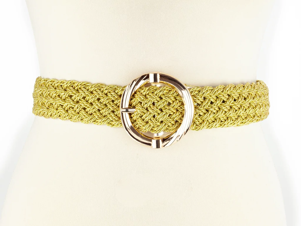 Női fonott öv - arany