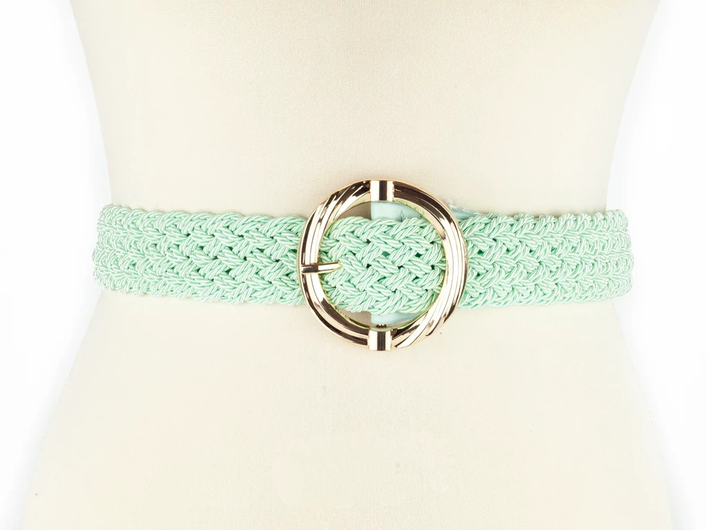 Női fonott öv - menta
