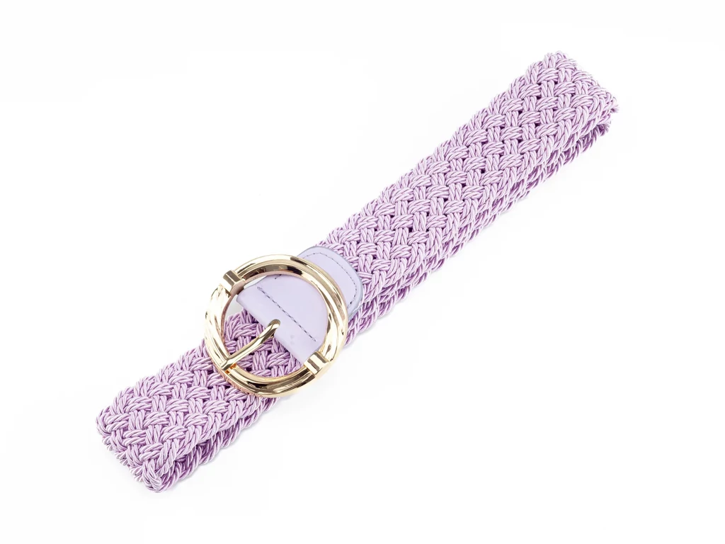 Női fonott öv - lila