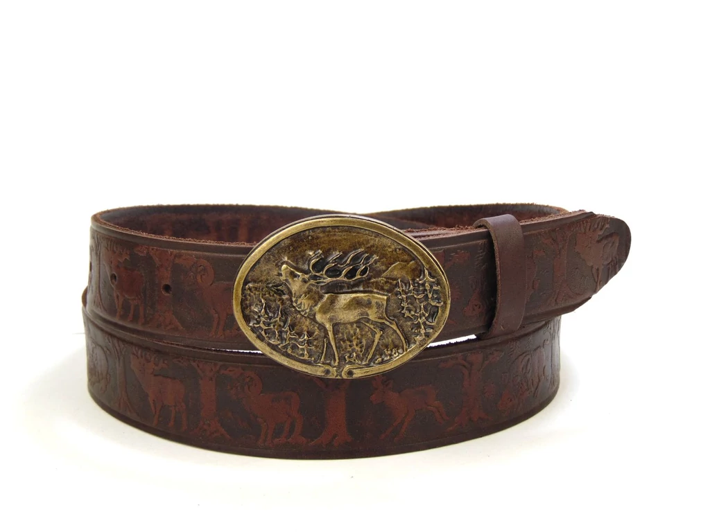 Erdésznek ajándék - Késtok + Szarvas mintás öv 150cm-ig | HCU24-482