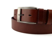 Kép 2/3 - Marhabőr nadrágöv - barna