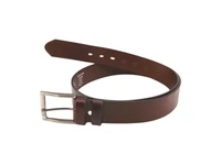 Kép 3/3 - Marhabőr nadrágöv - sötétbarna