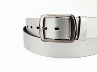 Kép 2/3 - Bőr derékszíj - ezüst | F4102 II.oszt