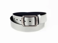 Kép 1/3 - Bőr derékszíj - ezüst | F4102 II.oszt