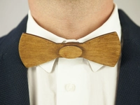 Kép 4/5 - Ajándék férfiaknak - Fa csokornyakkendő & öltöny öv szettben | ZS002-YD003