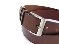 Kép 2/3 - Gabrillo bőr férfi nadrágszíj - barna | A136