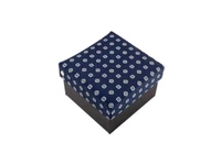 Kép 2/2 - Apró mintás nyakkendő szett - kék