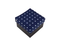 Kép 2/2 - Mintás nyakkendő szett - kék