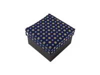 Kép 2/2 - Mintás nyakkendő szett - kék