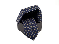 Kép 1/2 - Mintás nyakkendő szett - kék