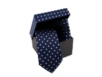 Kép 1/2 - Mintás nyakkendő szett - kék