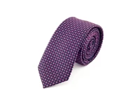 Kép 1/2 - Slim nyakkendő férfiaknak - mintás kék