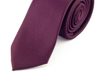 Kép 2/2 - Férfi nyakkendő - texturált bordó