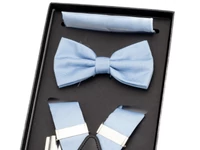 Kép 2/3 - Férfi hózentróger szettben - világos kék