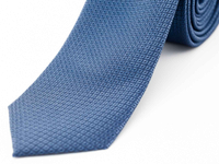 Kép 2/2 - Slim Nyakkendő - aprómintás business kék