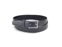 Kép 1/4 - Elegáns férfi bőr nadrágszíj dísztűzött - garfitszürke | 319