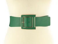 Kép 3/5 - Divatos női gumis öv - méregzöld